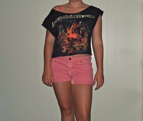 avenged sevenfold crop top