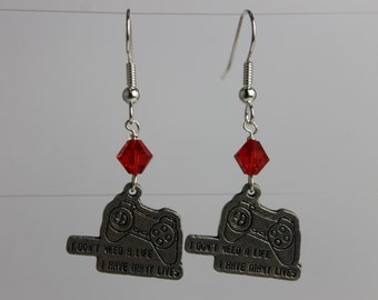 Gamer Girl Controller Earrings