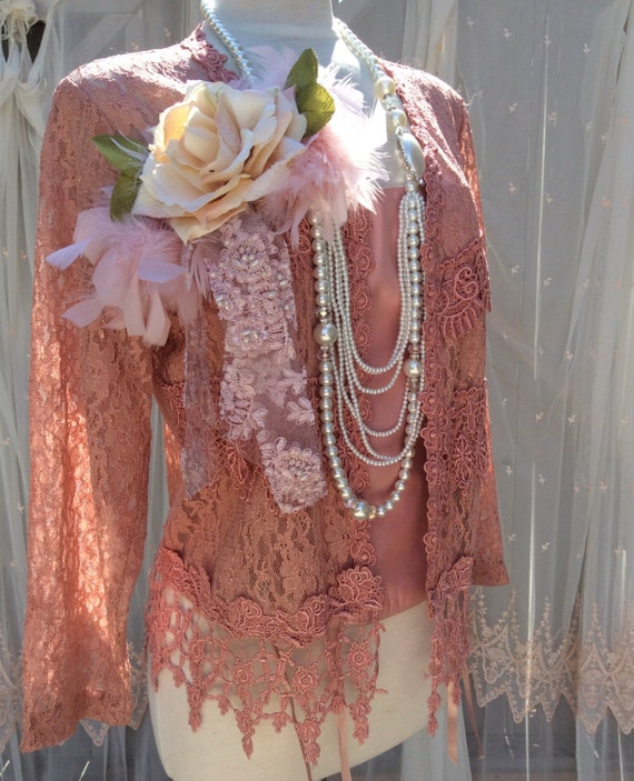 Victorian long sleeves lace vest Plus size vest Photo by KisKissay