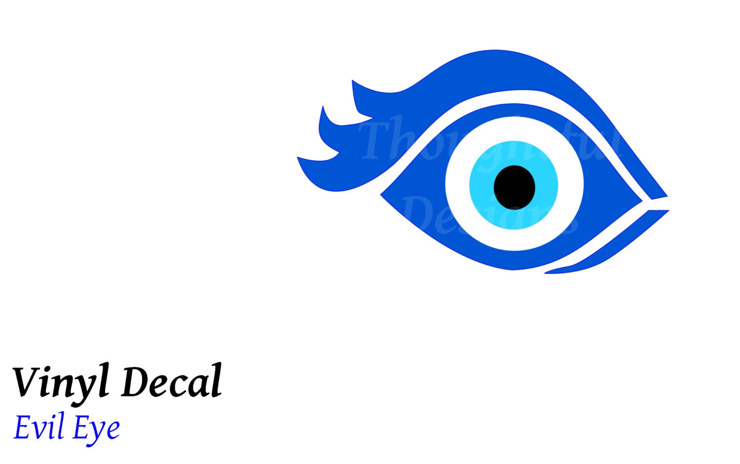 Evil Eye Decal Protective Symbol Various by ThoughtfulDesigns