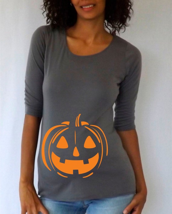 motherhood maternity pumpkin shirt