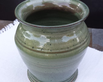 Handmade Ceramic Vase, Utensil Crock, Wine Chiller - Wheelthrown ...