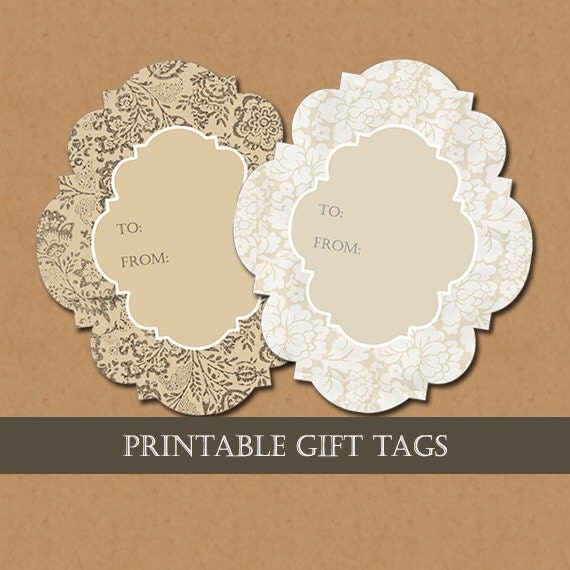 Printable Decorative Gift Tags | items similar to printable gift tags christmas gift tags Printable Decorative Gift Tags | items similar to printable gift tags christmas gift tags
