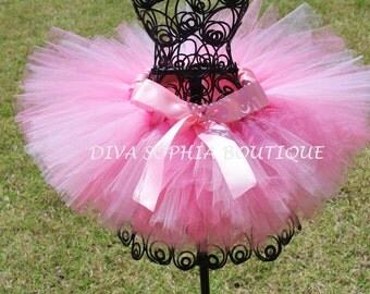 Pink Tutu - Newborn Baby Infant Tutu - Toddler Tutu - Girl Tutu
