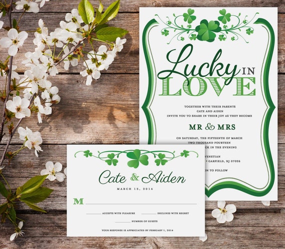 Lucky In Love Invitations 8