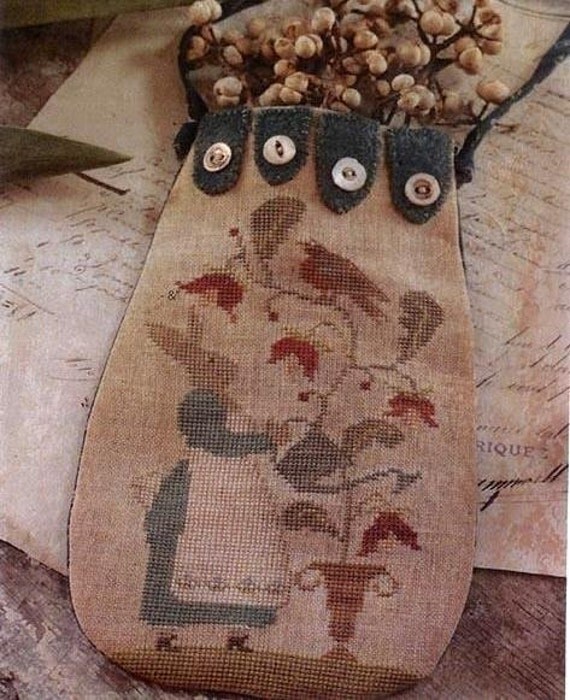 Primitive Cross Stitch Pattern Madam Cottontail Choose