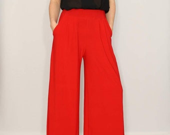 Popular items for red pants on Etsy