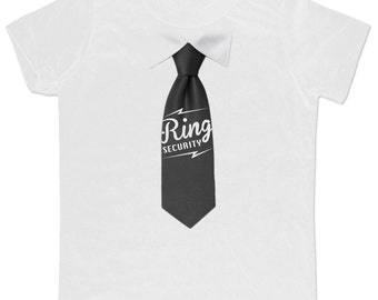 Personalized Ring Security Shirt, Custom Ring Bearer Shirt, Ring Bearer Proposal Gift