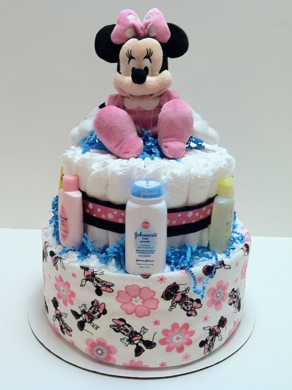 Minnie Mouse Diaper Cake