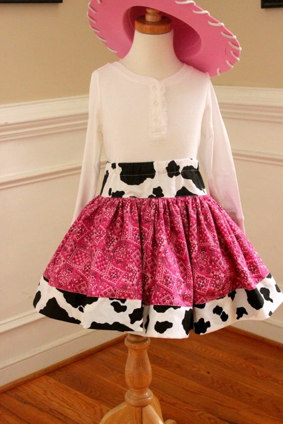 cowgirl skirt girl cowgirl birthday skirt pink rodeo skirt