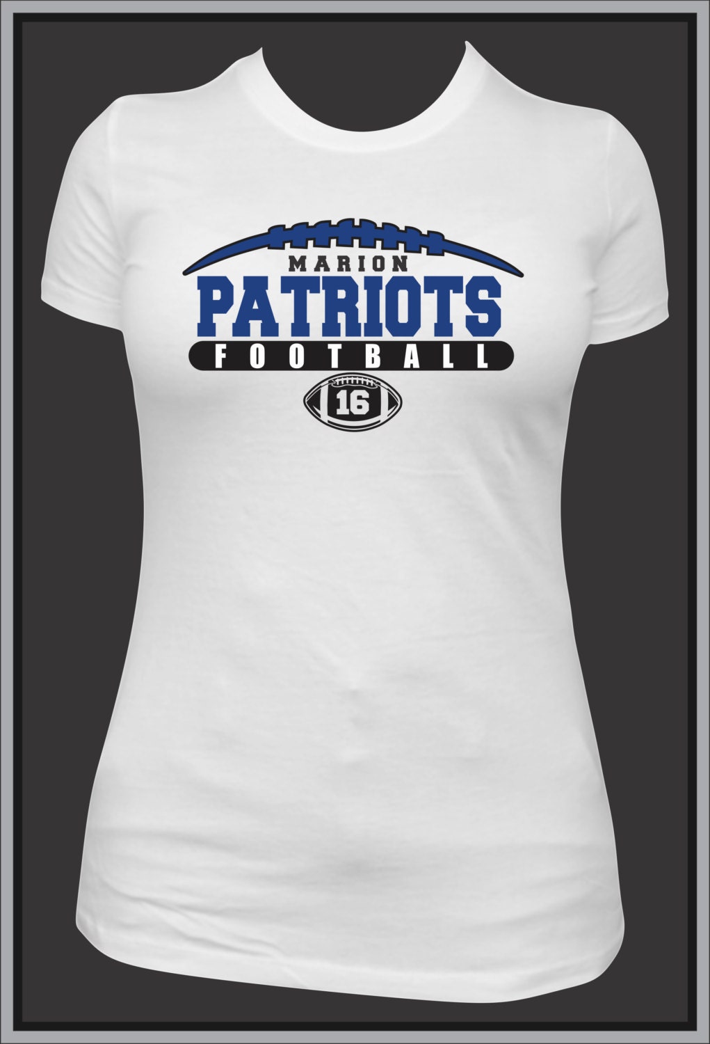 Womens football shirt custom mom tshirt personalized