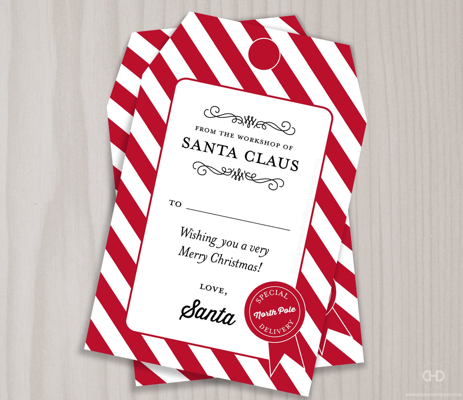 Personalized Gift Tags From Santa Claus North Pole Santa | My XXX Hot Girl