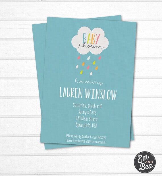 modern baby shower invitation simple baby shower invitation