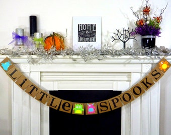 Fall Decorations Happy Halloween Banner Halloween Decoration- Trick Or Treat Garland- Party Photo Props - Sign