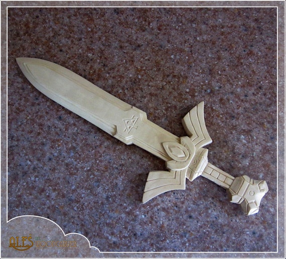 legend gifts unique zelda of carved Legend Zelda Sword Master of by hand Alesthewoodcarver