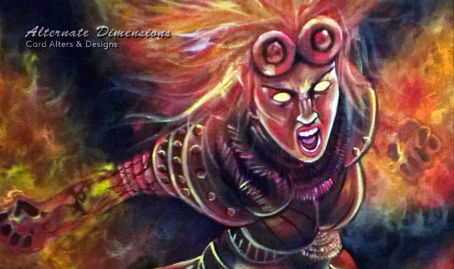 Full Art Chandra Magic the Gathering Playmat