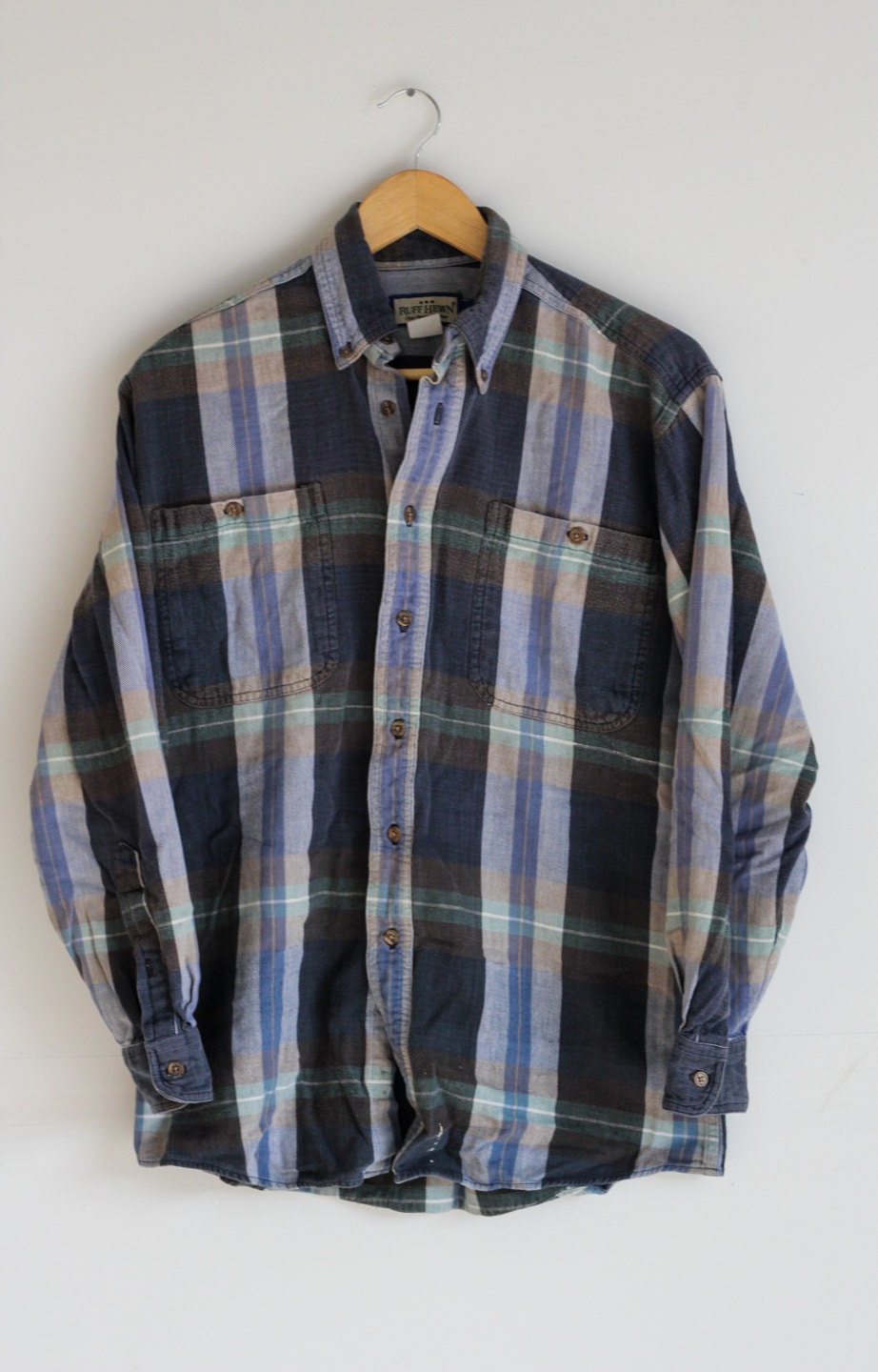 Vintage Ruff Hewn Brand Flannel Shirt