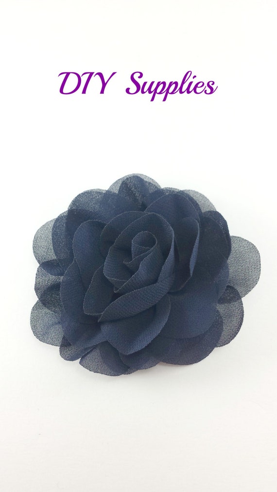 silk hair clips flowers making for flower silk hair for rose Rosette headbands  fabric Wedding flower