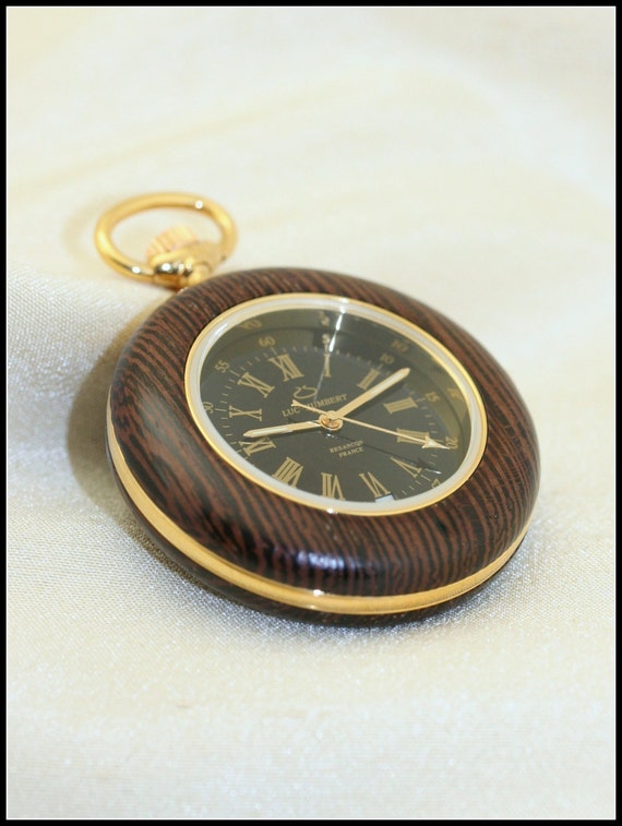 Wooden watch Wood watch Wood pocket watch by HUMBERTcreations