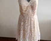 Short bridesmaid dress lace dresses lace wedding dress hi lo prom dress ...