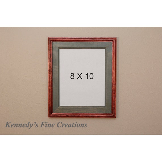 Custom Double Frame Stained Picture Frame 8X10