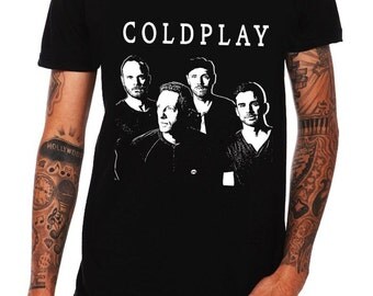 T-shirt Unisexe Coldplay Ghost Stories - Coton, Personnalisable, Taille Régulière, Neuf (États-Unis)