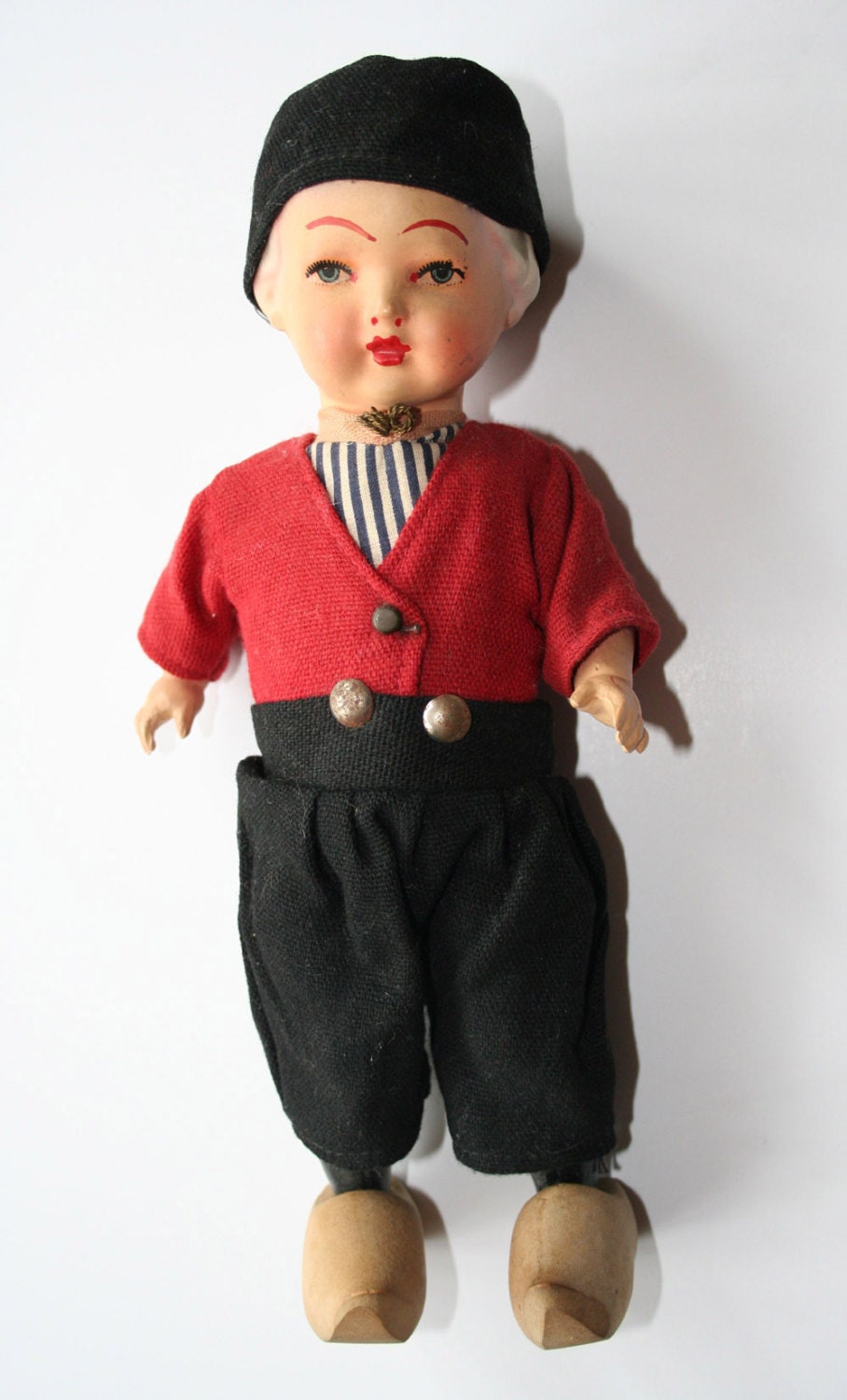 Little Dutch Boy Vintage Toy Dolls Very Sweet Cute Face Bisque