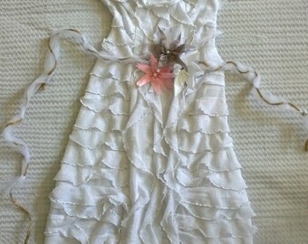 Baby Girl Baptism Dress, Baby Girl Christening Dress, Blessing Dress, Easter Dress, White Dress, Flower Girl Dress, Birthday Dress