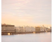 St Petersburg pastel art photography, ethereal landscape art, oversized city architectural art print, peach pink, large wall art,20x20 print St Petersburg pastel art photography, ethereal landscape art, oversized city architectural art print, peach pink, large wall art,20x20 print