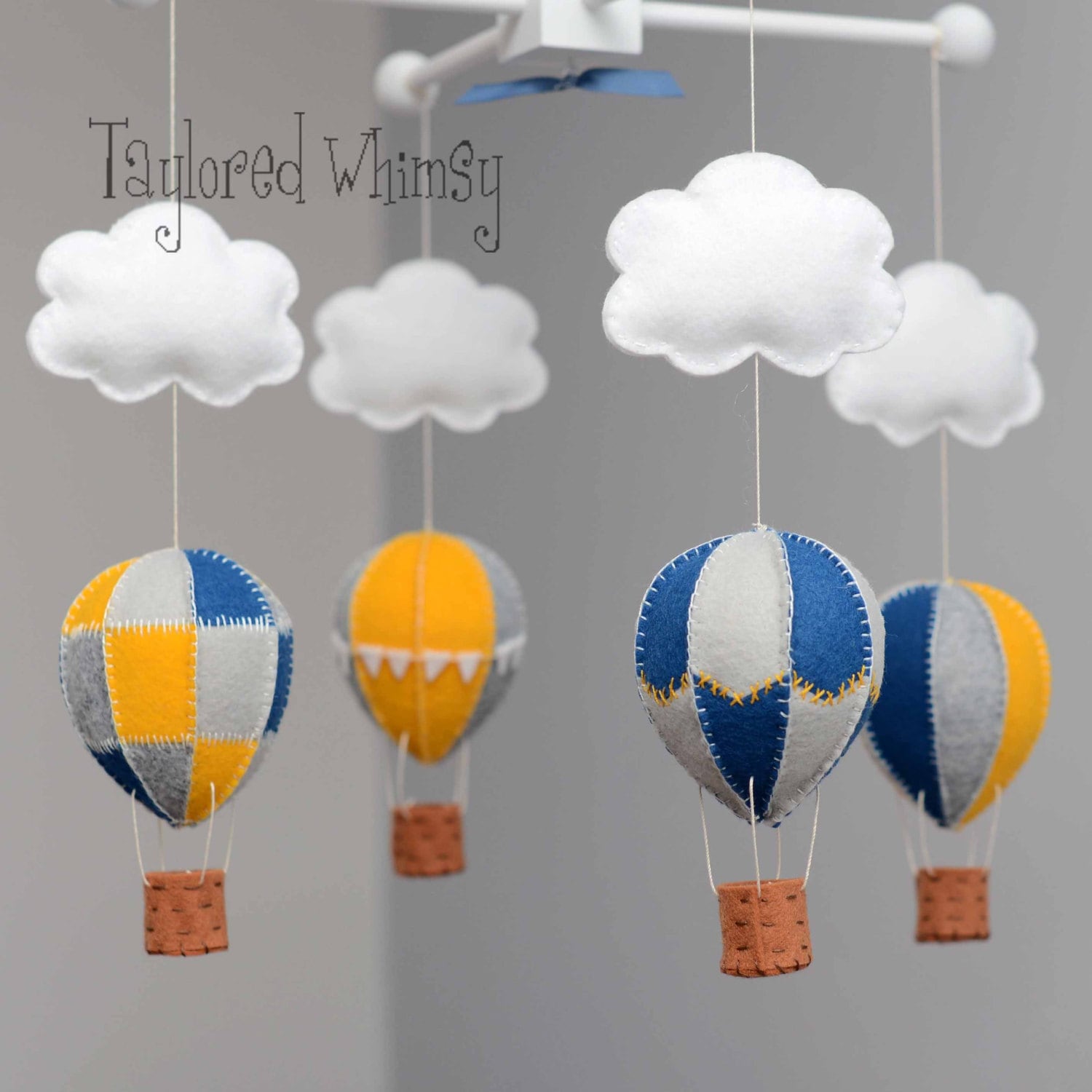 Hot Air Balloon Mobile Custom Mobile not ready by TayloredWhimsy