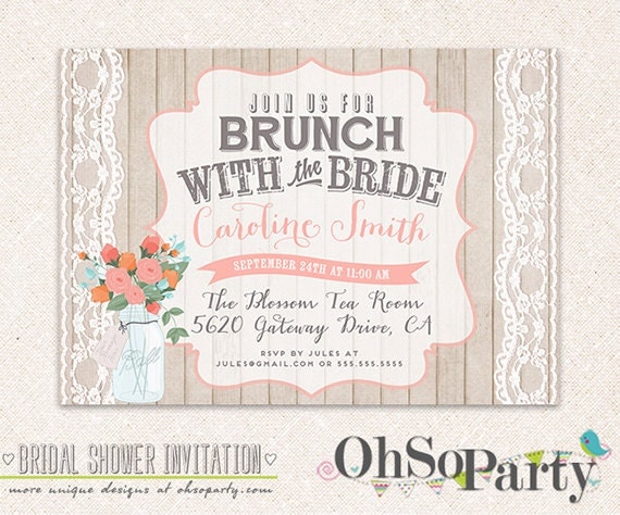 Bridal Brunch Invitation Wording 7