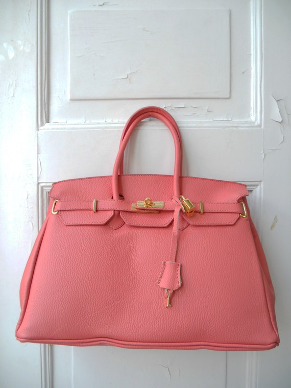 coral birkin bag