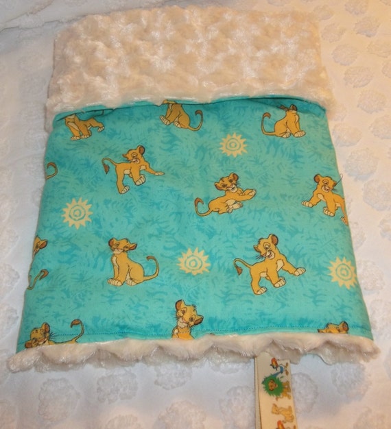 simba plush blanket