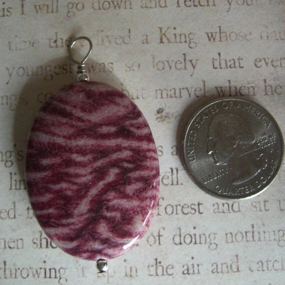 Stone Pendant with Sterling Findings