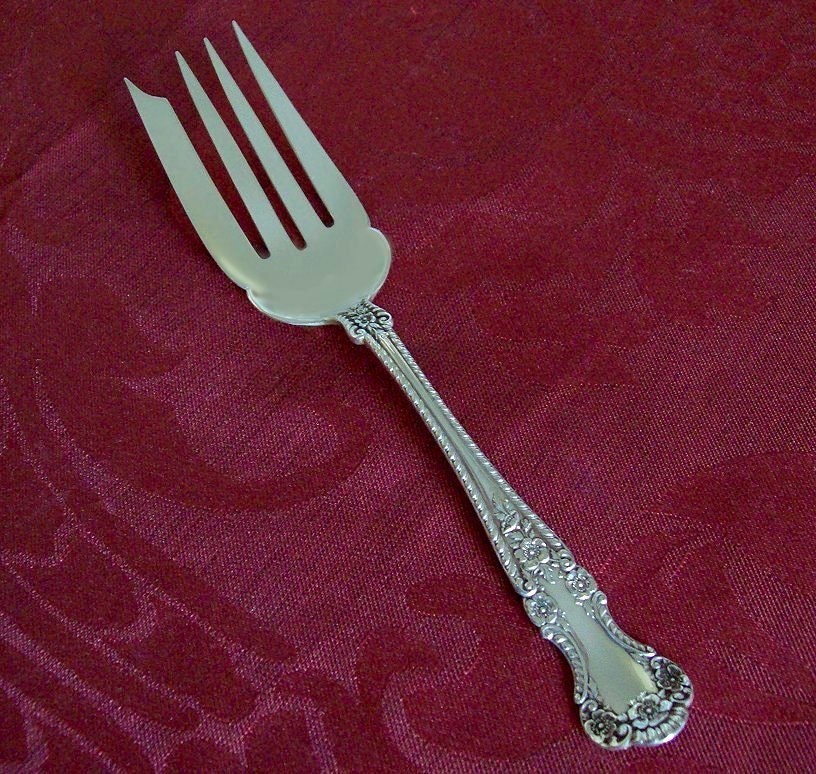 Gorham Cambridge Sterling Silver Meat Fork Haute Juice