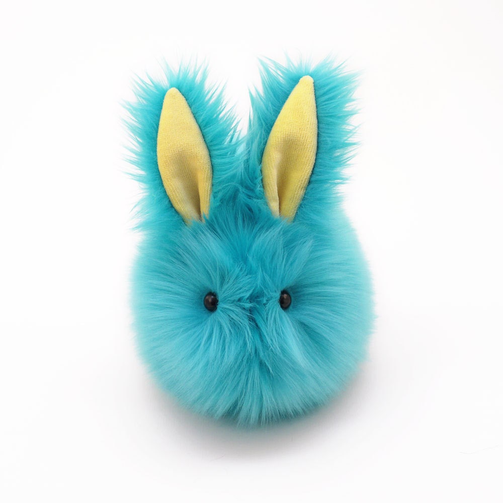 Blue Easter Bunny Stuffed Animal Cute Plush Toy Bunny Kawaii