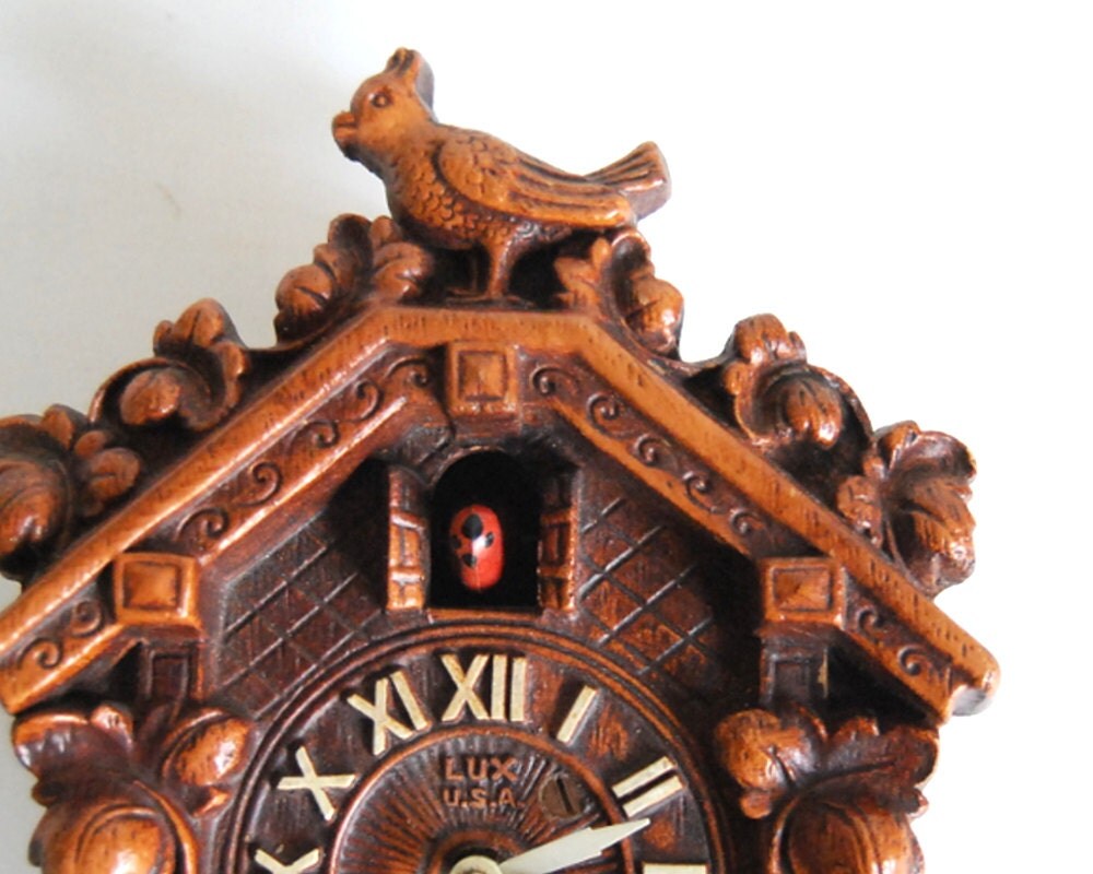 lux clock mini cuckoo clock