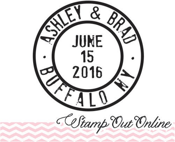 cancelled postage stamps custom rubber stamp 1 by stampoutonline