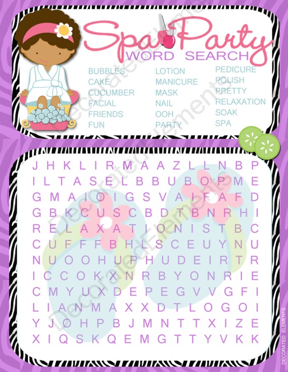 items-similar-to-spa-party-games-word-search-digital-download-on-etsy