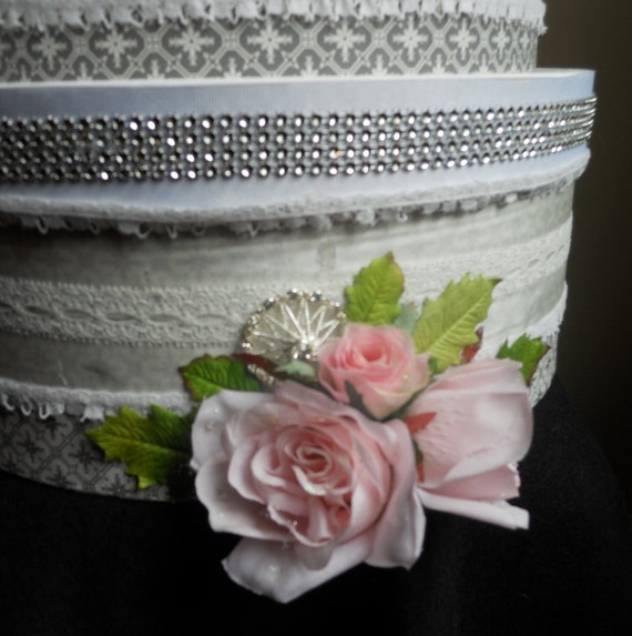 Items similar to Wedding Cake Box Card Holder on Etsy