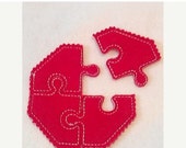 Christmas in July Sale Felt octangle puzzle game Perfect for very young chlidren busy bags or quiet books Il_170x135