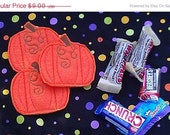 Christmas in July Sale Pumpkin candy holder great for Halloween or Fall treats Set of 6 perfect for parties, classroom favors, and small gif Il_170x135