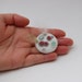 Bacteria jewelry, button brooch, crochet mould, science pin, unusual brooch, elin, science geek, gifts for teacher, one of a kind gift,