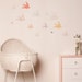 On Sale Fabric Wall Decal - Swallows (reusable) NO PVC