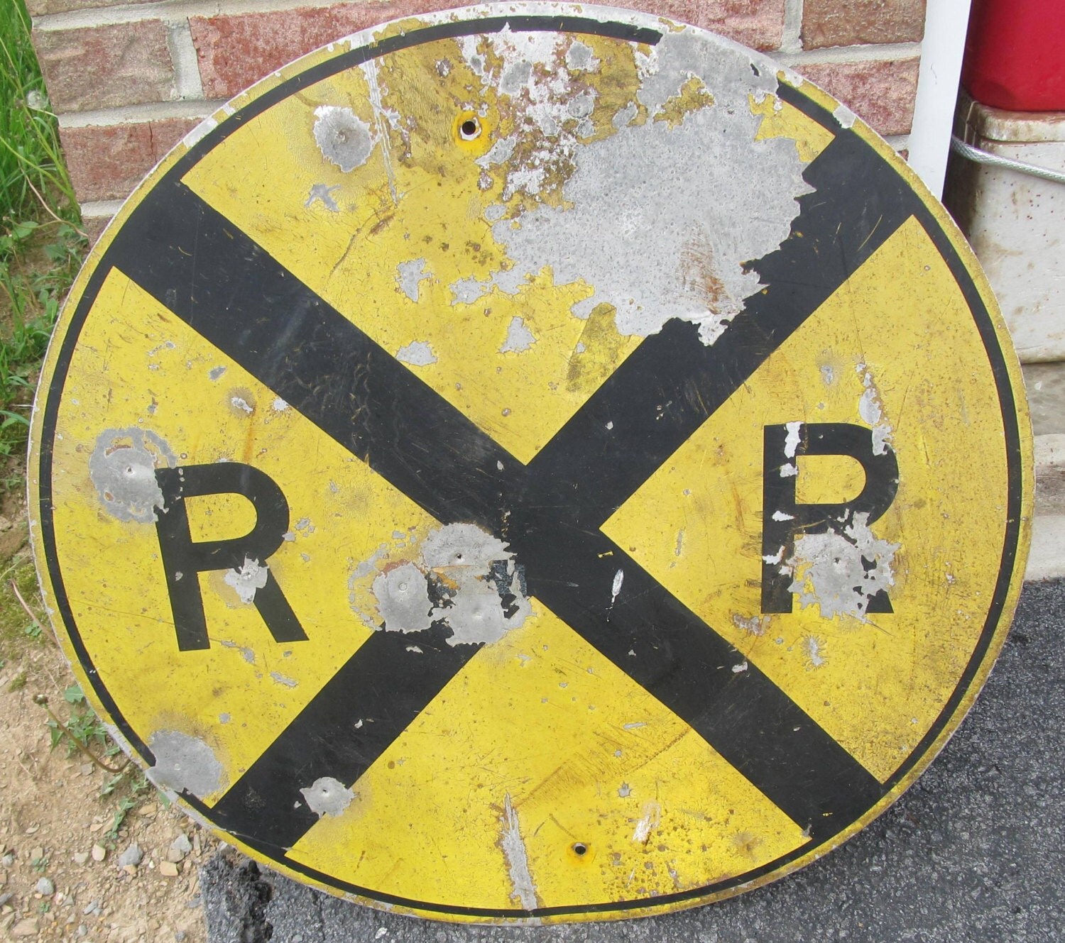 Vintage Railroad Sign Nice for collector by WVaMountainRelics