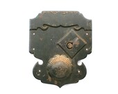 Iron Lock for Japanese Tansu Furniture Vintage Hardware Unique Style