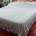 Bates Label Quilt blanket Hobnail textured BEDSPREAD coverlet White TWIN Cotton Colonial Star CANDLEWICK Spread George Washington 110 inches
