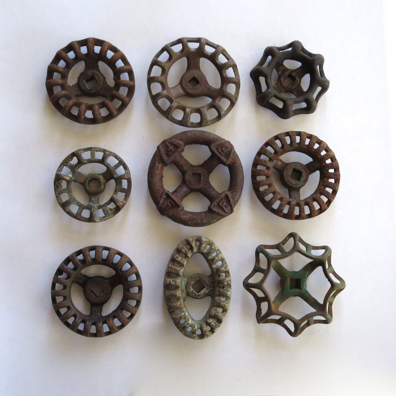 9 vintage faucet handles vintage valve handles by anythinggoeshere