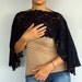 navy shoulder wrap