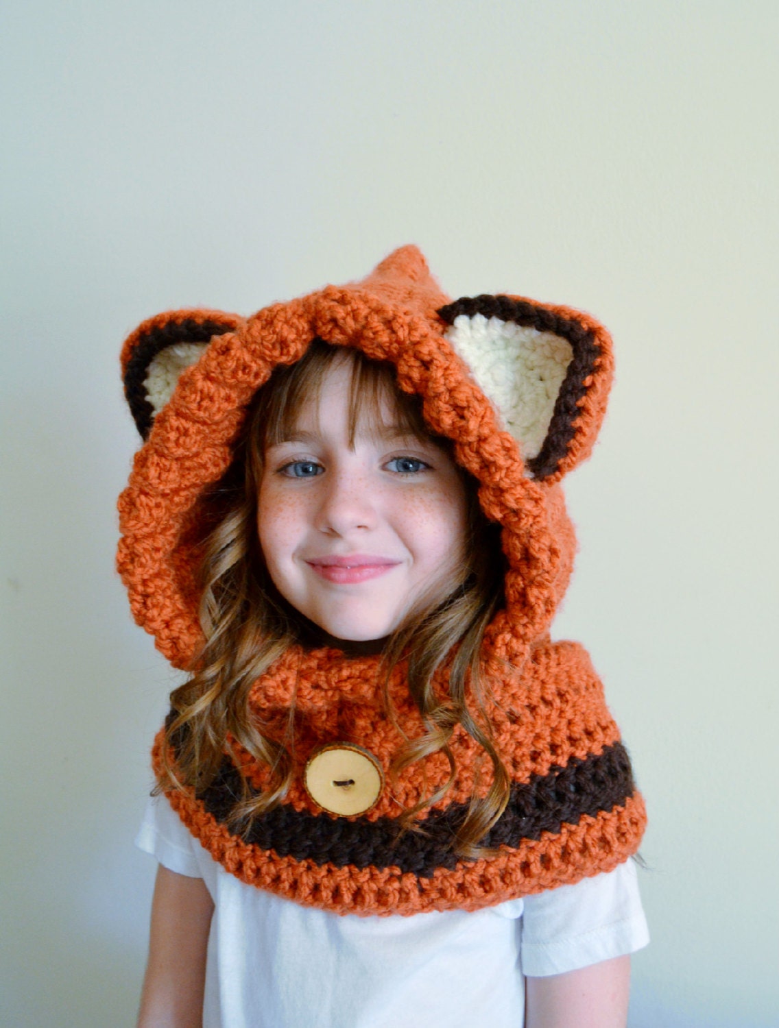 Fox Hat Fox Hoodie Fox Cowl Animal Hat by MegansMenagerie